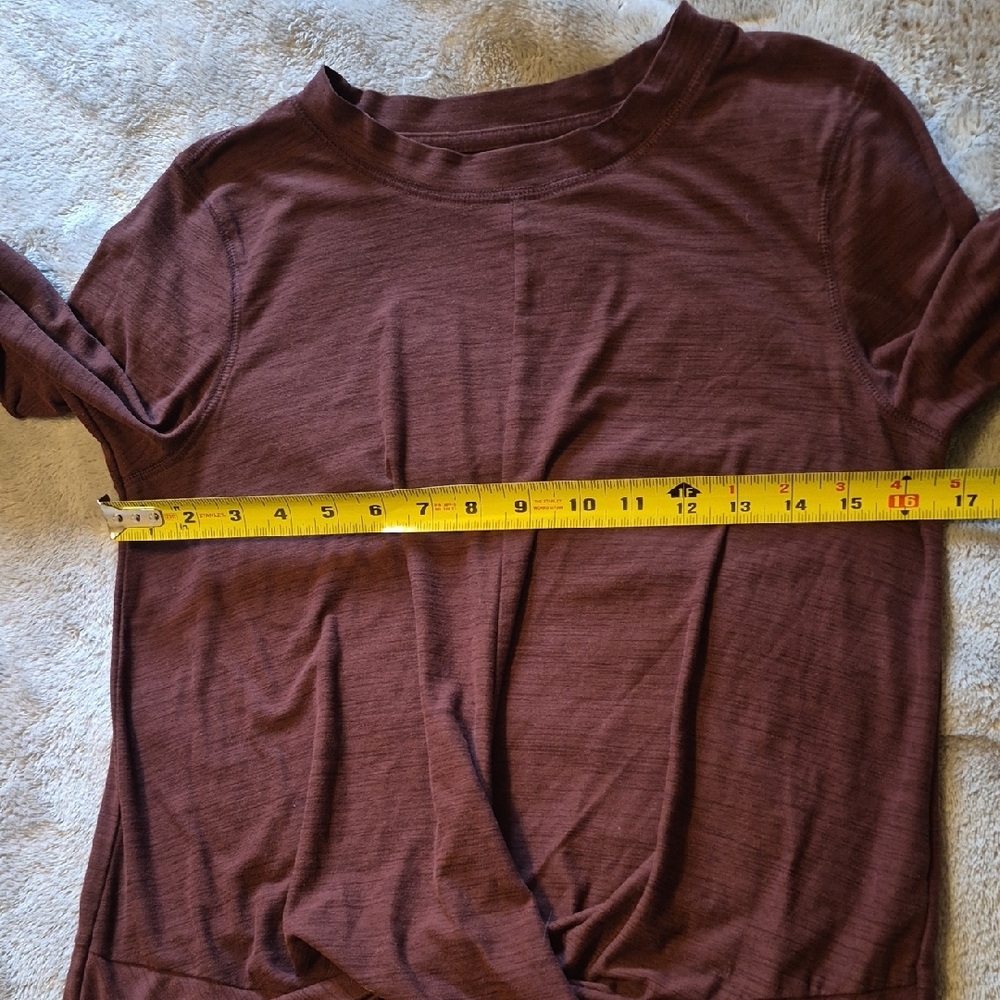 Old Navy Dusty Rose Long Sleeve Top - Picture 5 of 5